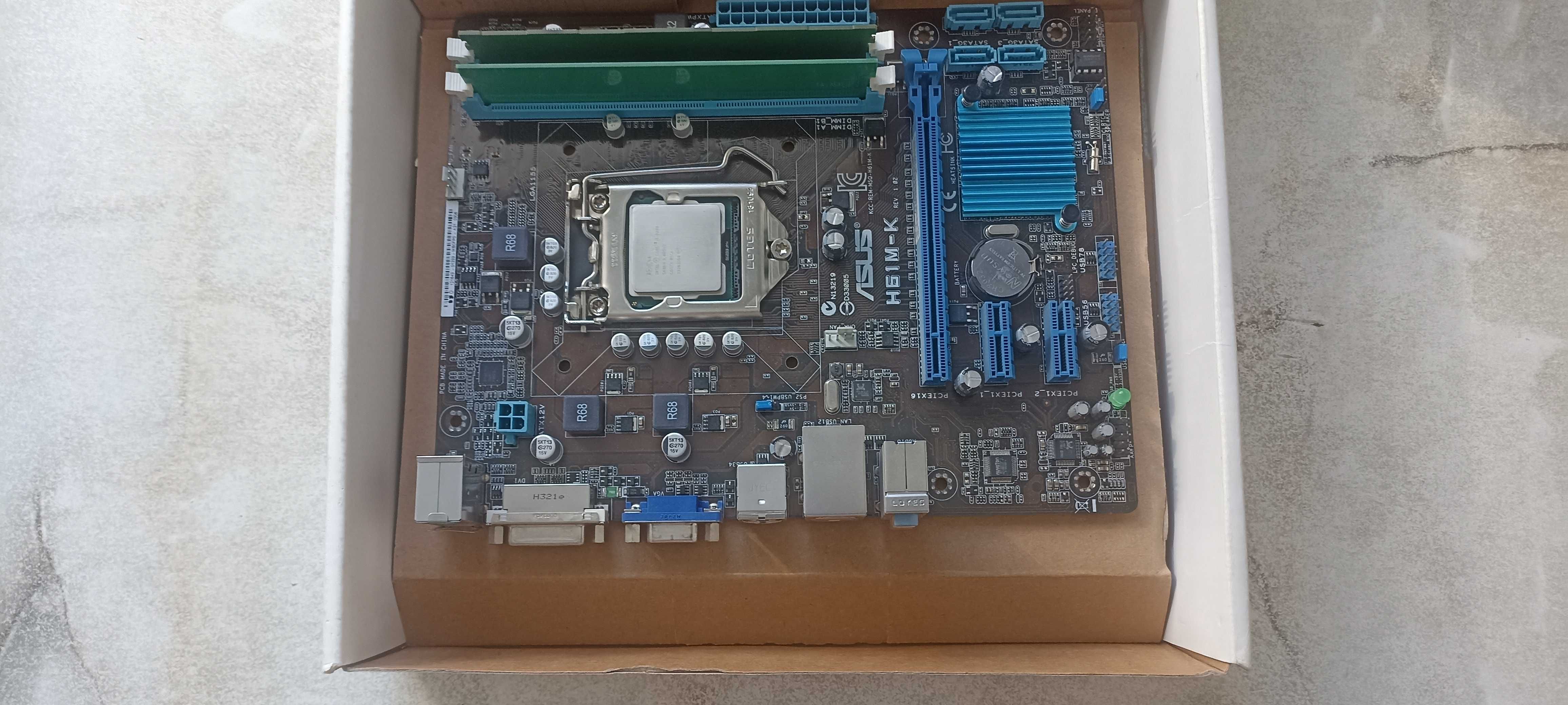 i3-3240 LGA1155 ASUS H61M-K  DDR3 8Gb - Проблема !!