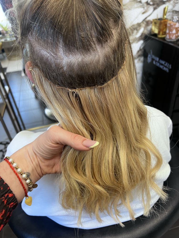 Sew in przedłużanie włosów poznań