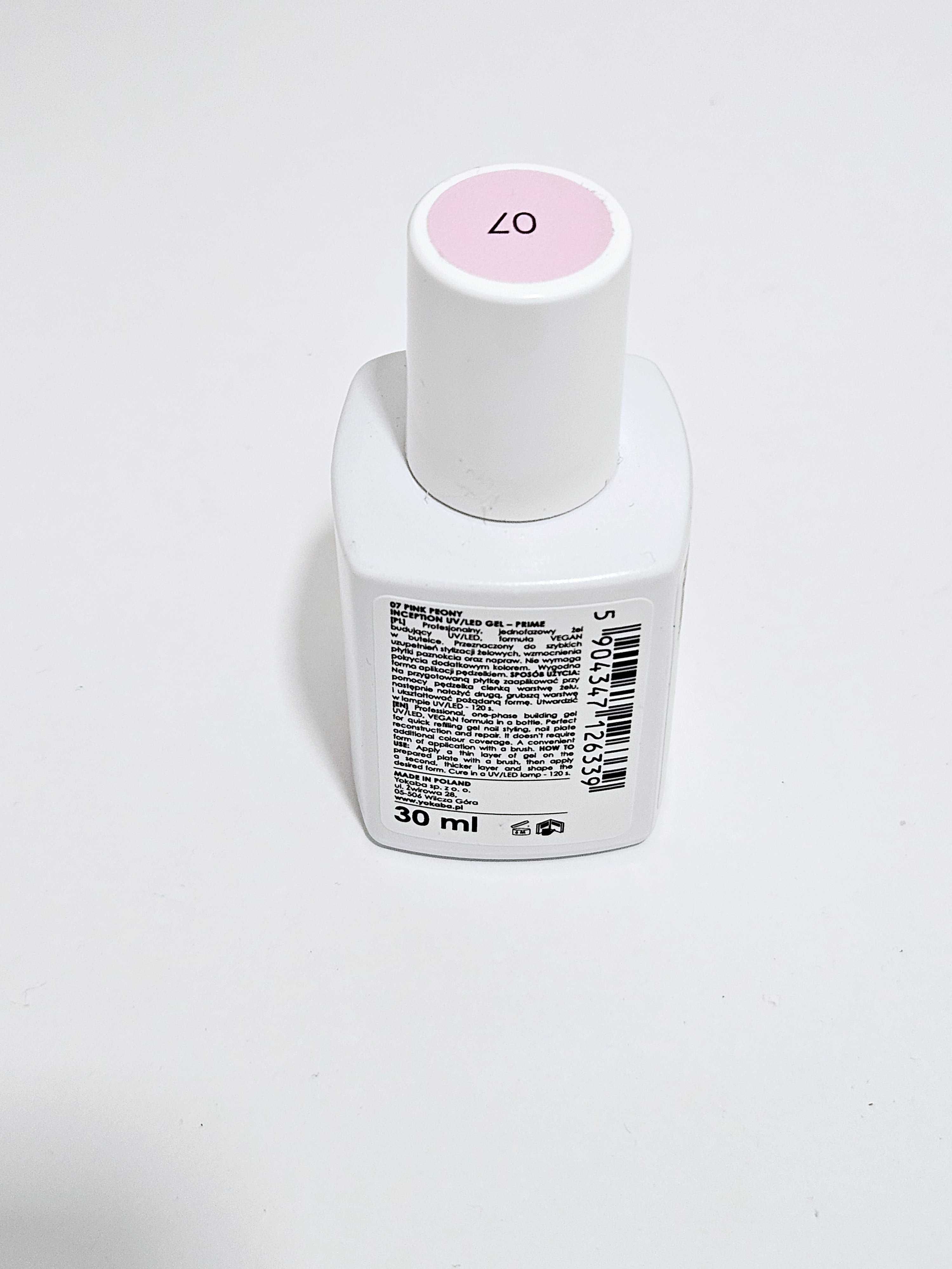 Yokaba Żel Inception uv/led 30 ml - nr 07 Pink Peony