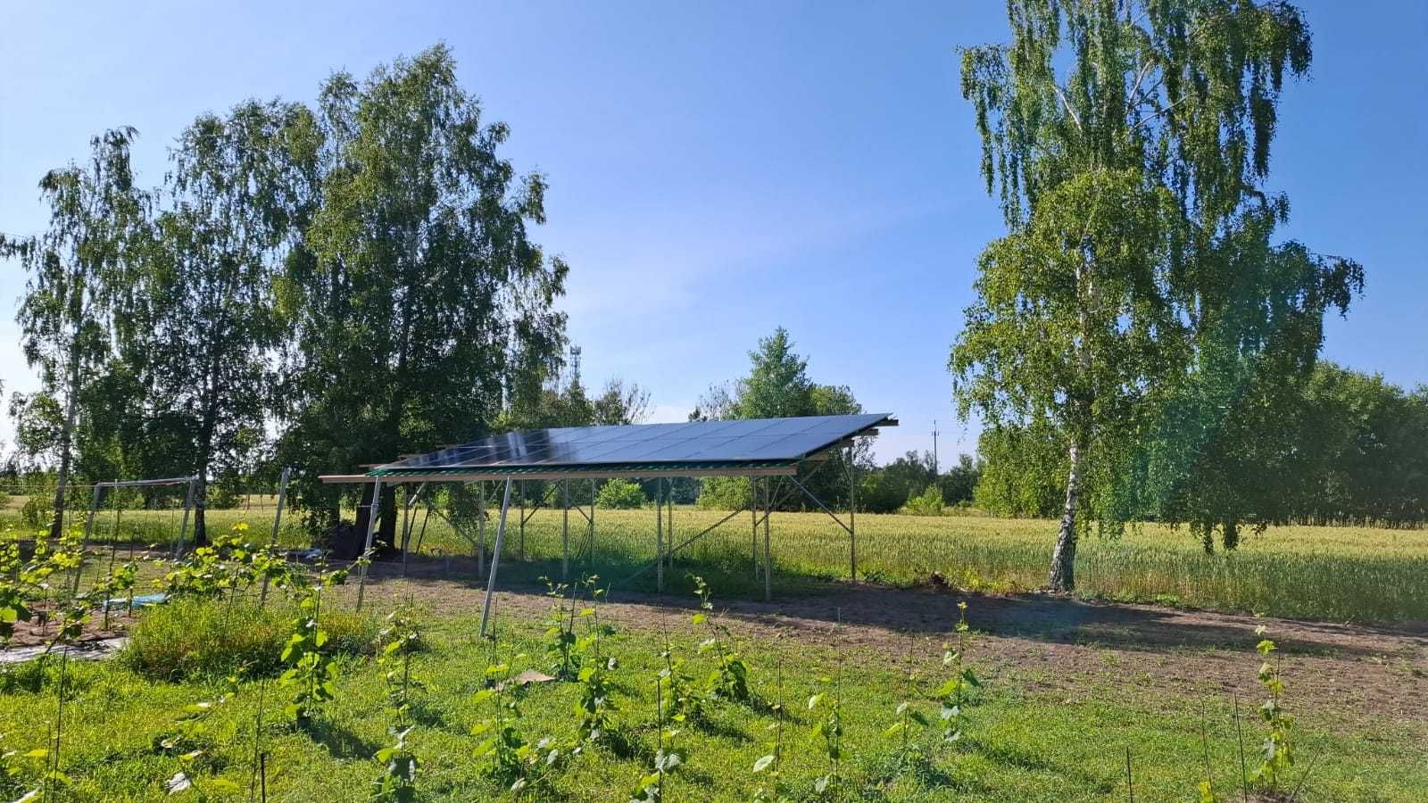 Kafar Palownica Wbijanie konstrukcji fotowoltaicznych