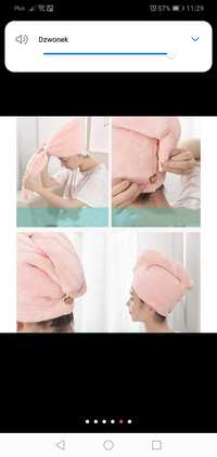 Ręcznik turban na głowę do suszenia włosów z szybkoschnącej mikrofibry