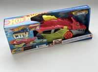 Hot Wheels Track Set City Dragon Launch,транспортер Hot Wheels дракон