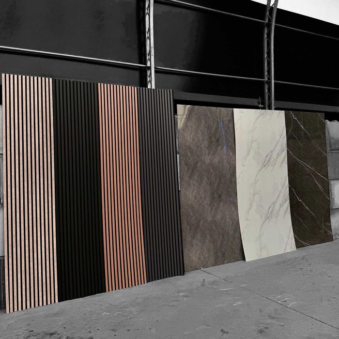WYPRZEDAŻ, lamele slim MDF na filcu,60x270cm