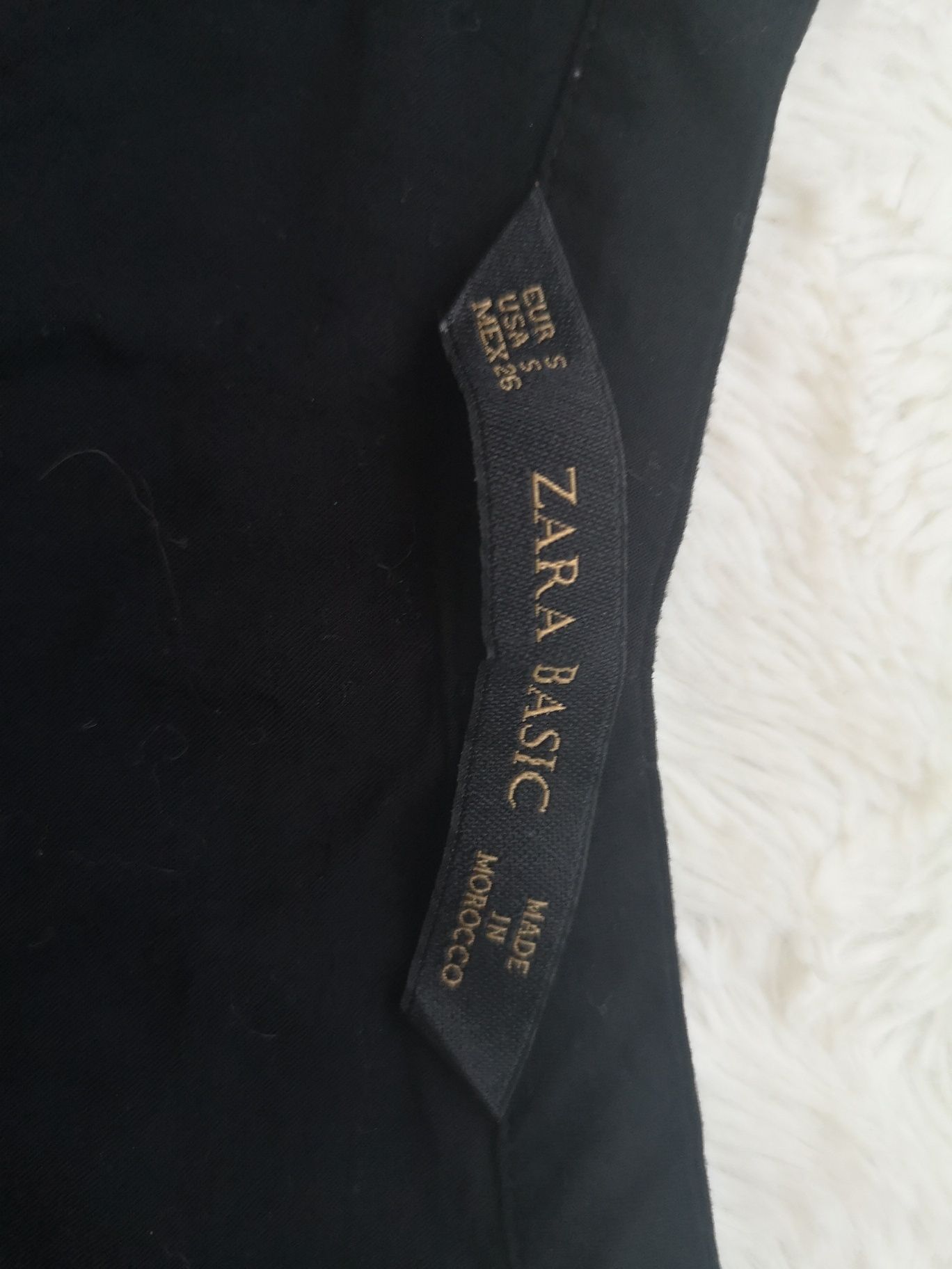 Zara чорна сорочка xs