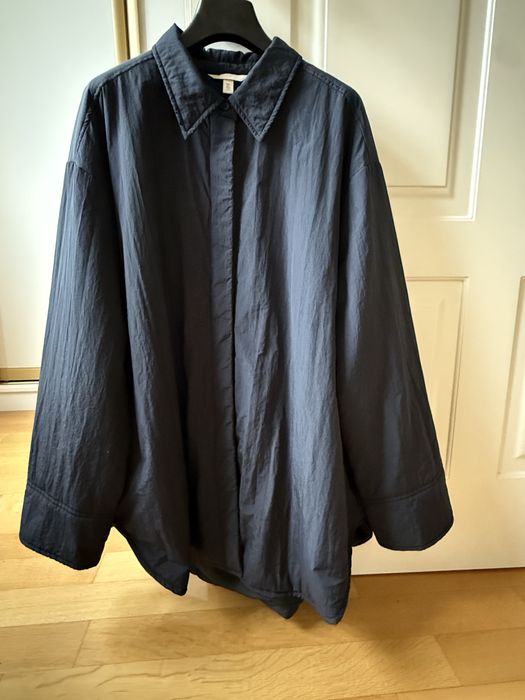 Жіноча oversize сорочка / легка куртка, чорна, розмір L