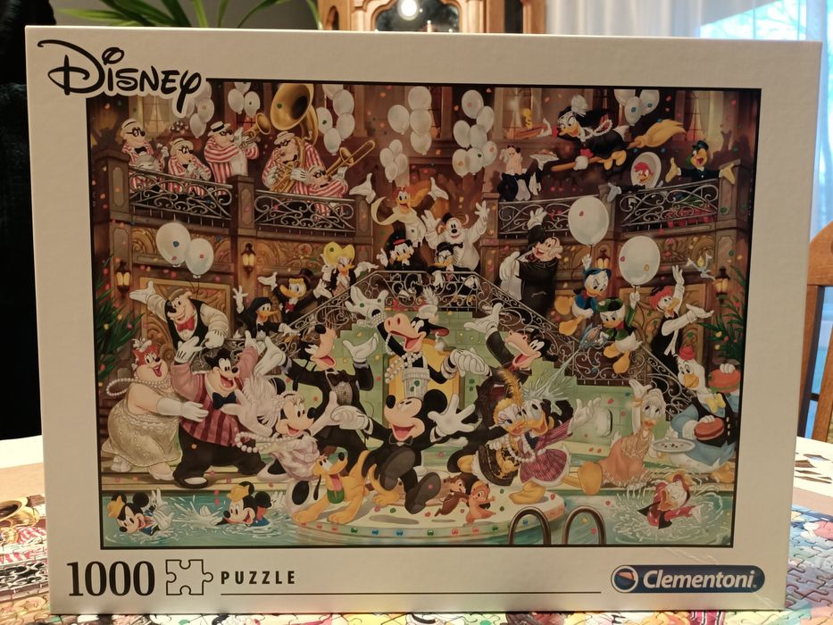Puzzle 1000 elementów Disney Clementoni - kompletne