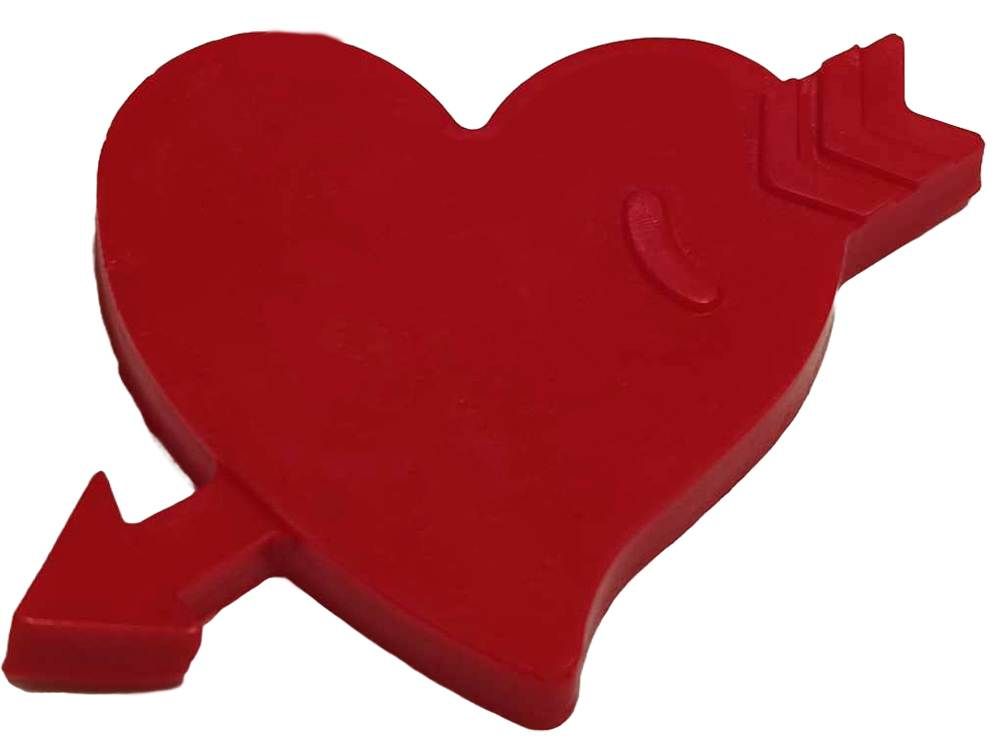 Mini mydełka serce ze strzałą na prezent na Walentynki