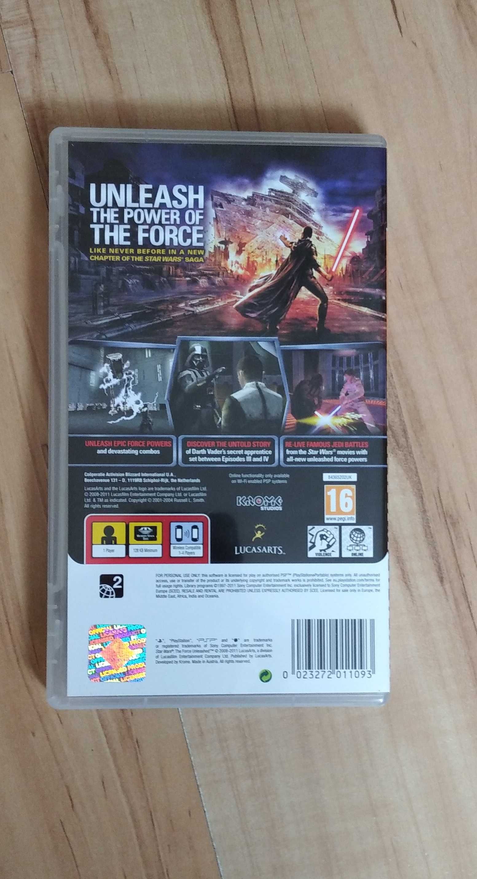 Star Wars The Force Unleashed PSP