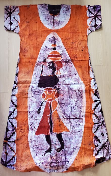 Vestido Cabo Verde estampa africana