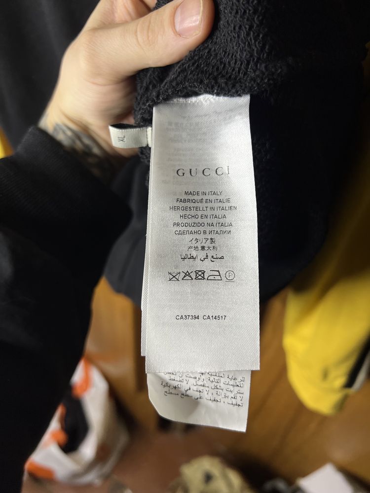 Свитшот олимпийка кофта Gucci оригинал размер XL
