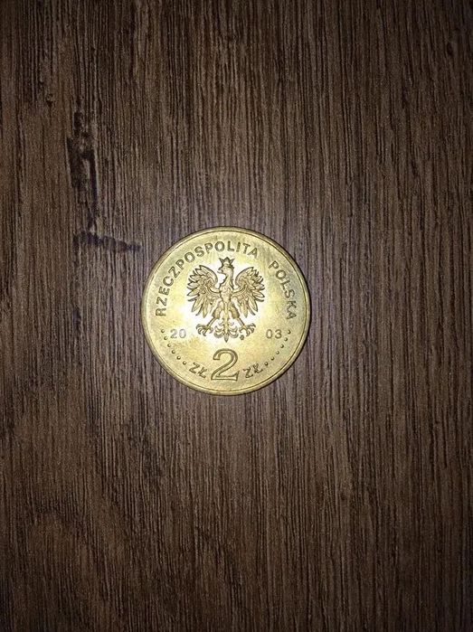 Moneta okolicznościowa generał broni Stanisław Maczek 2003 r 2 zł