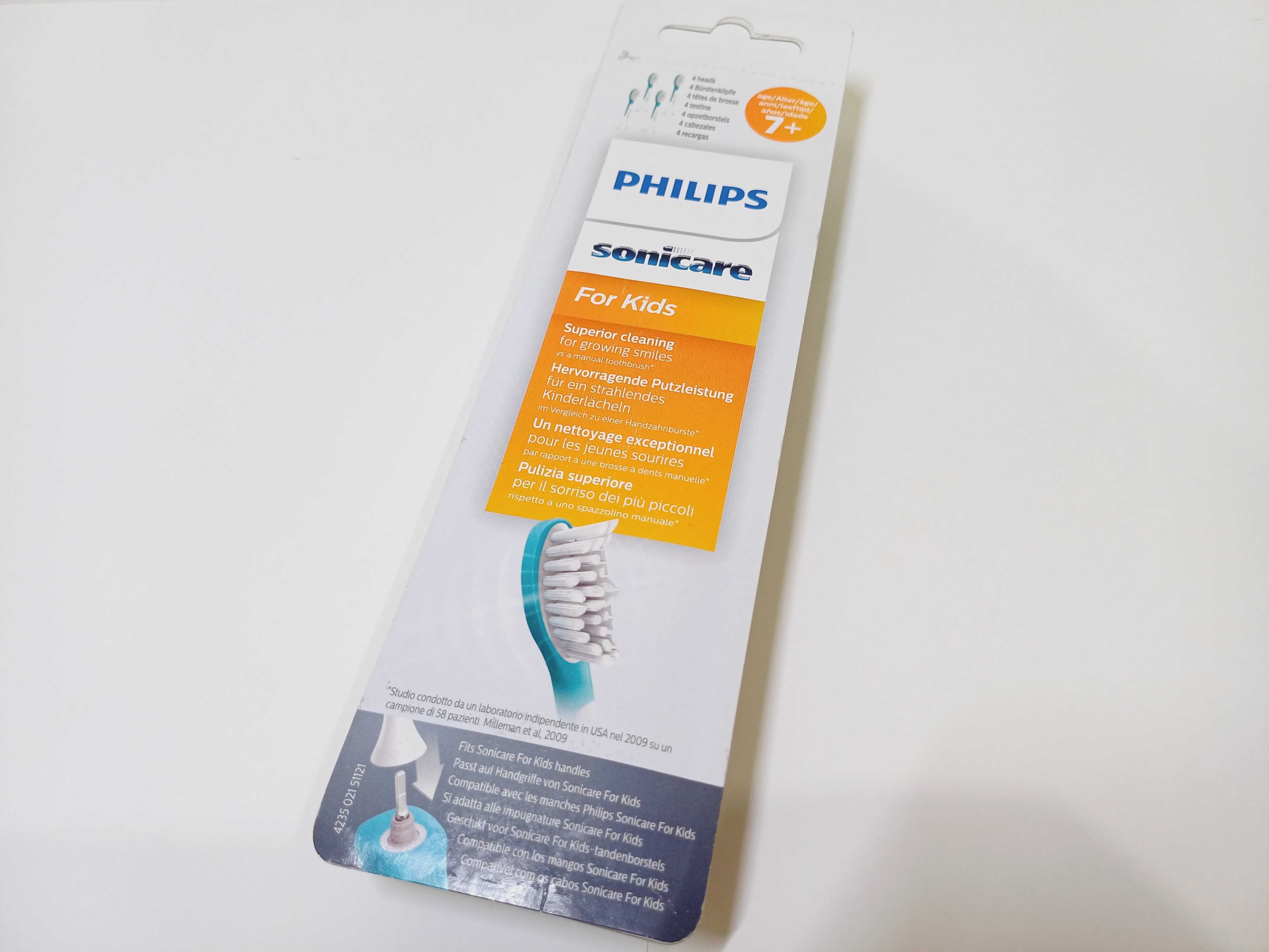 Końcówka Philips Sonicare For Kids HX6044/33 od 7 lat 4sztuki