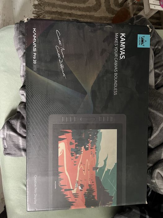 Графічний мнітор huion kamvas pro 20 2019