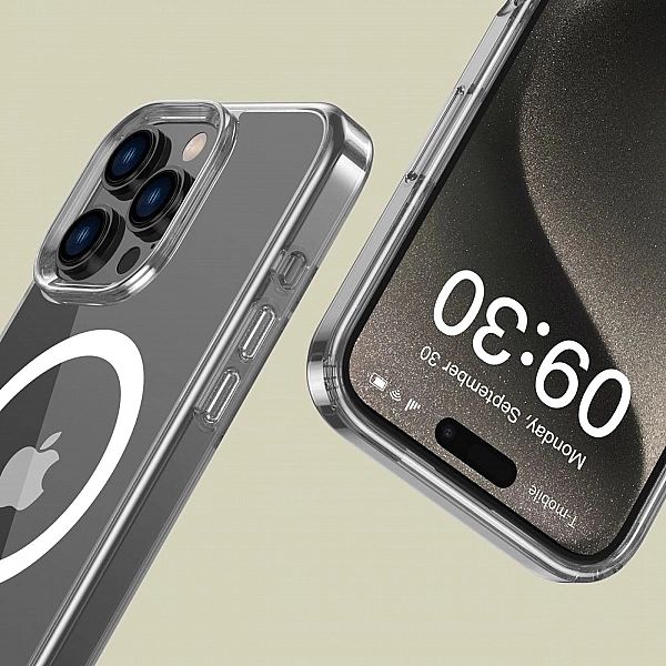 Etui Tech-Protect FlexAir Hybrid MagSafe na iPhone 16 Pro Max - przezr