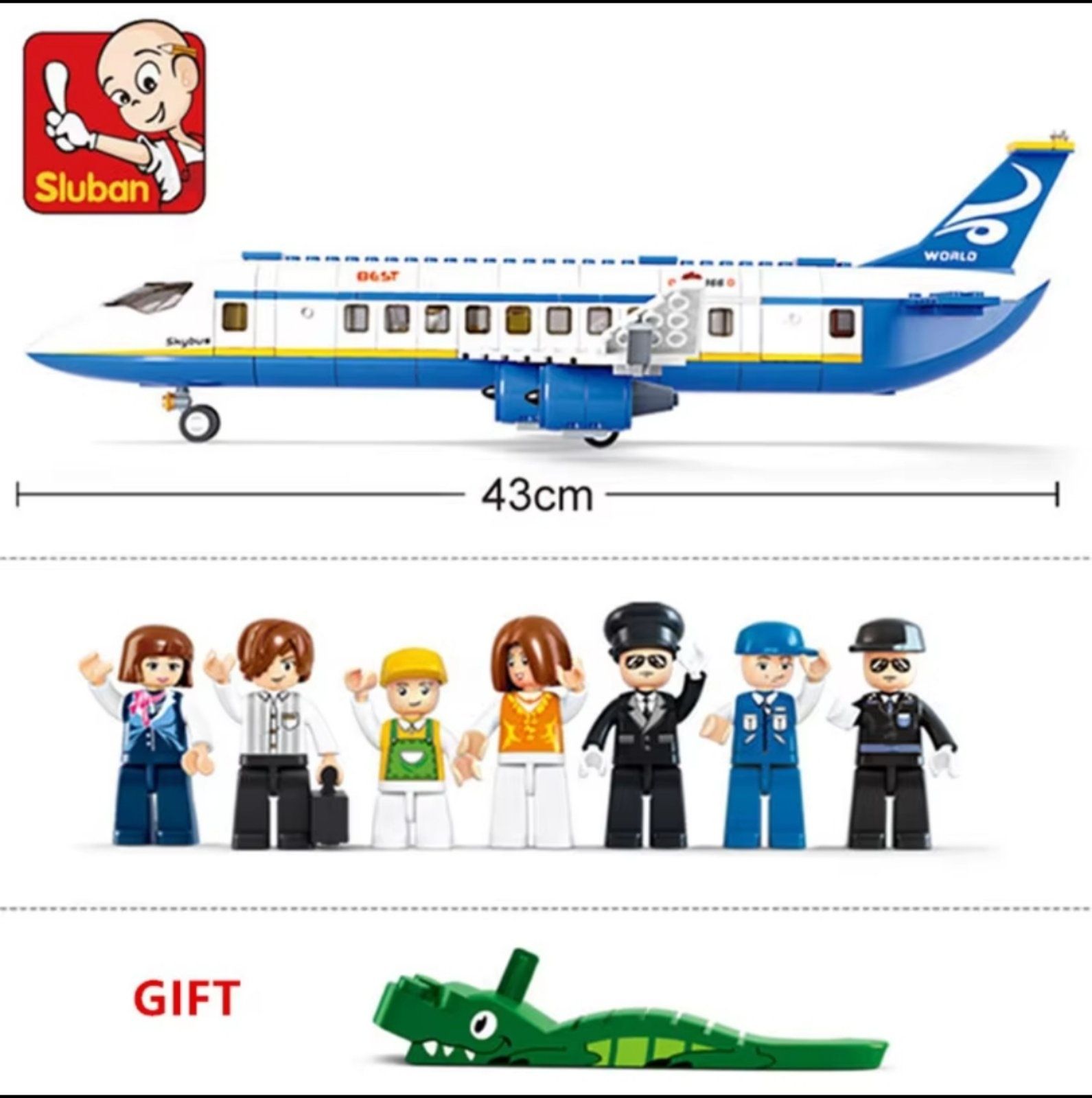 Детский конструктор  самолёт почта 463 шт Lego Лего