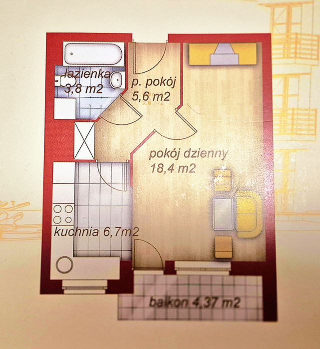 Mieszkanie z miejscem garażowym w Józefowie k. Otwocka