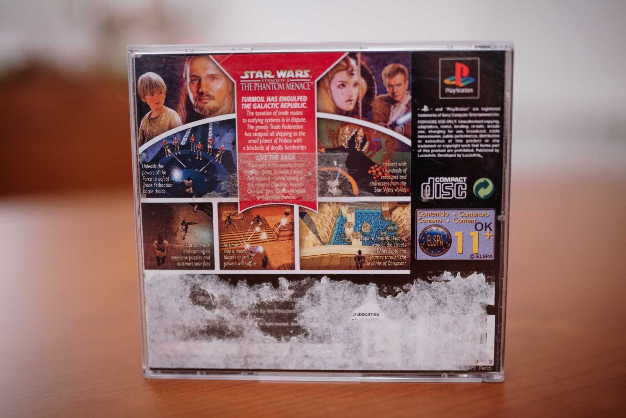 Jogo Original PlayStation One - Star Wars ep III (A Phantom Menace)