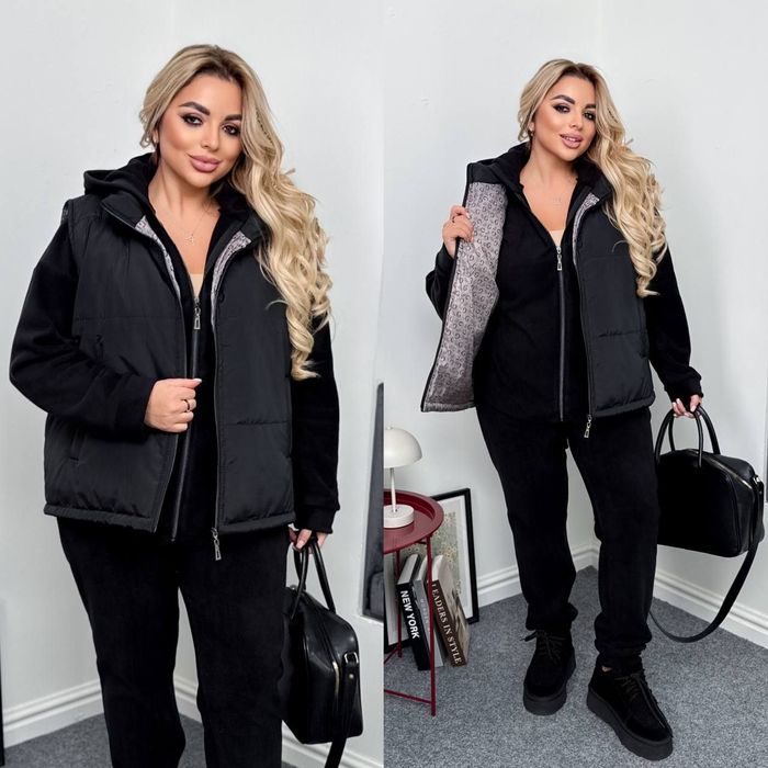 Розпродаж!!!Тепла жіноча жилетка. Синтепон 200  розпродаж 580 грн!