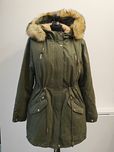 Kurtka 2w1 zimowa + parka - podpinka miś i futerko przy kapturze L/XL