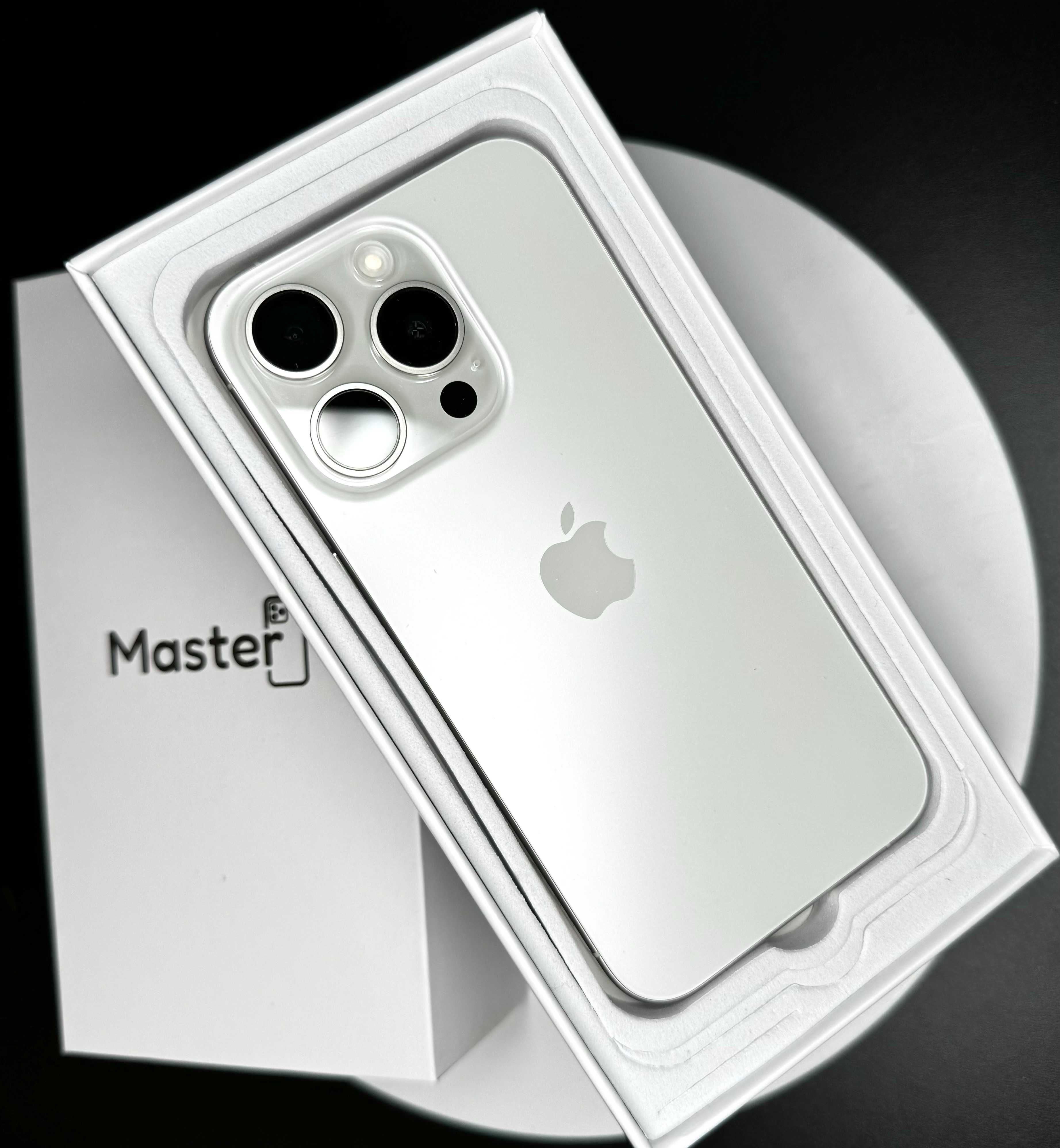 Apple iPhone 15 Pro 256GB White jak nowy 86% 6msc gwarancji