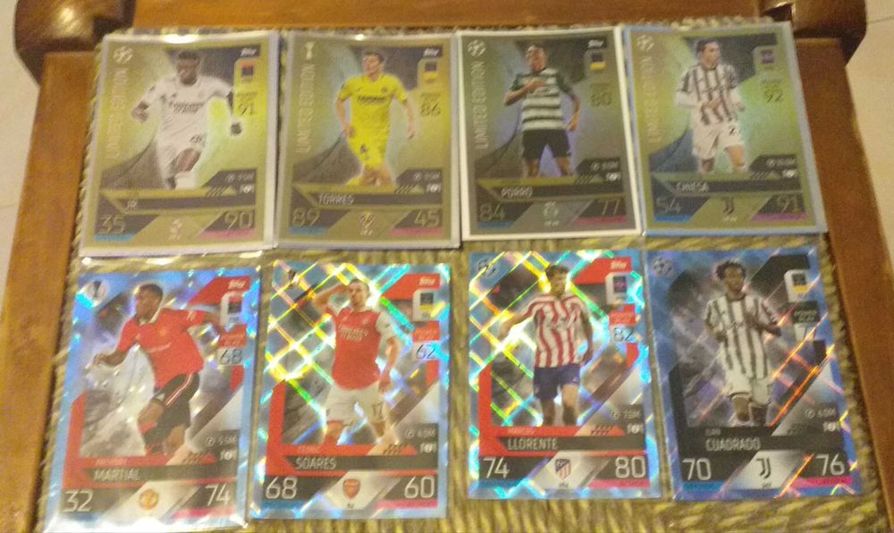 Cartas TOPPS Match Attax 22/23 (Liga Campeões, Europa e Conferencia)