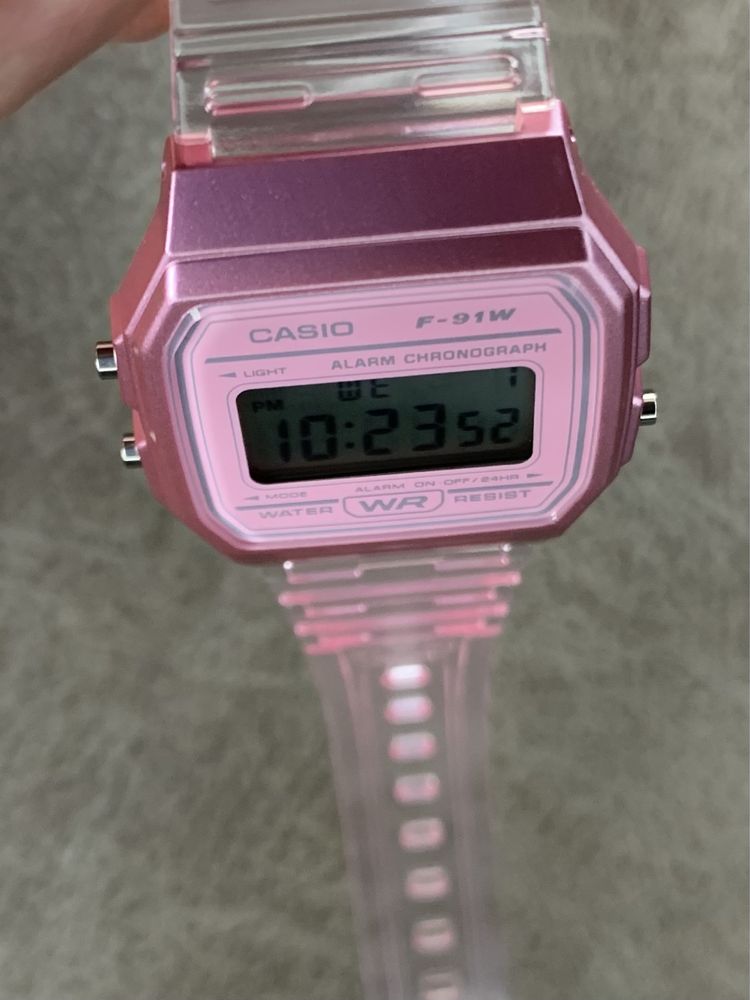 Жіночий годинник Casio F-91WS-4 Оригінал Коробочка Часы Касио