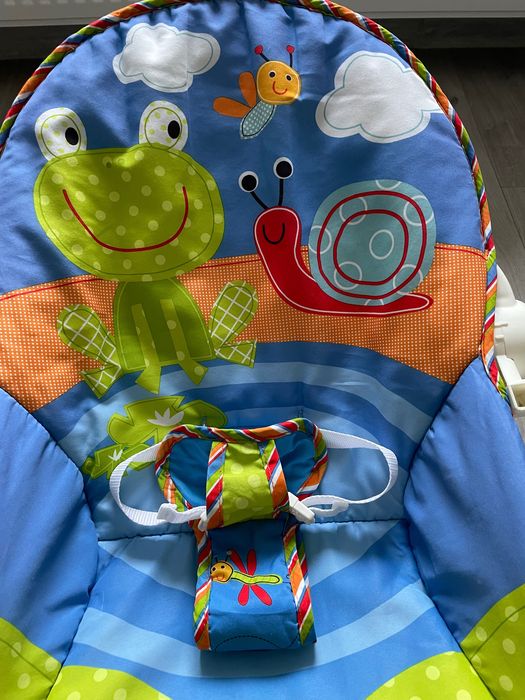 Leżaczek Bujak niemowlęcy Fisher Price z wibracją