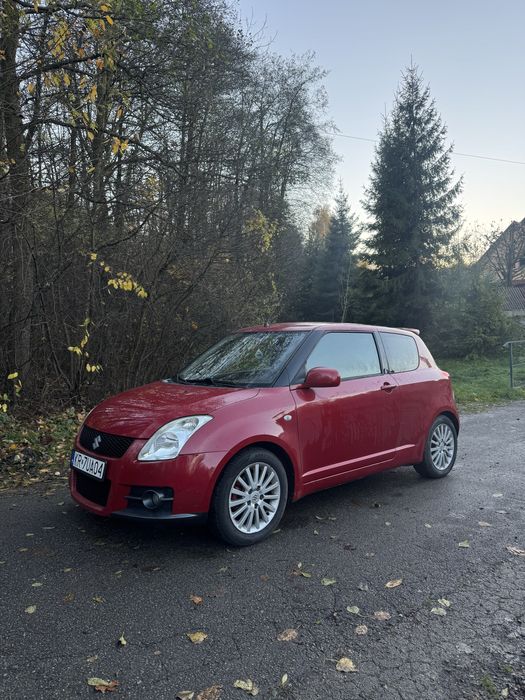 Suzuki Swift 1.6 3d Sport czerwony w bardzo dobrym stanie