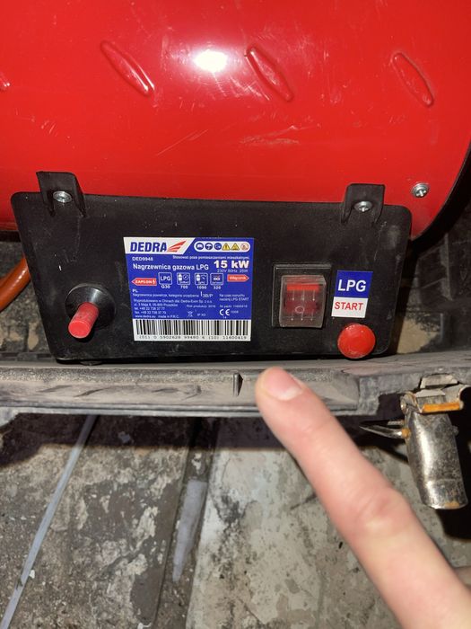 Тепловая пушка газовая Dedra Ded 9948 15kW