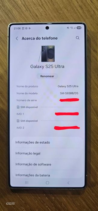 Samsung S25 Ultra 5G 512GB - Desbloqueado