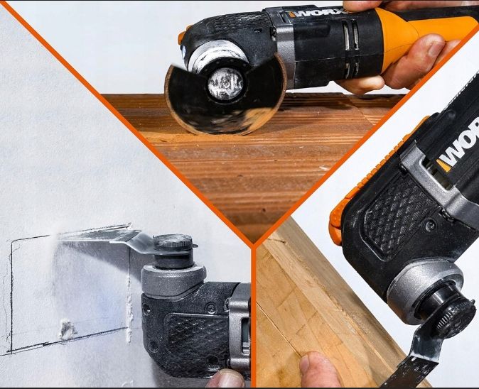 Narzędzie Wielofunkcyjne Worx Wx696.9 Szlifierka Uszkodzony