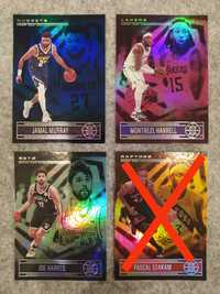 3 karty NBA 2020-21 Panini Illusions Emerald Sapphire Purple Murray