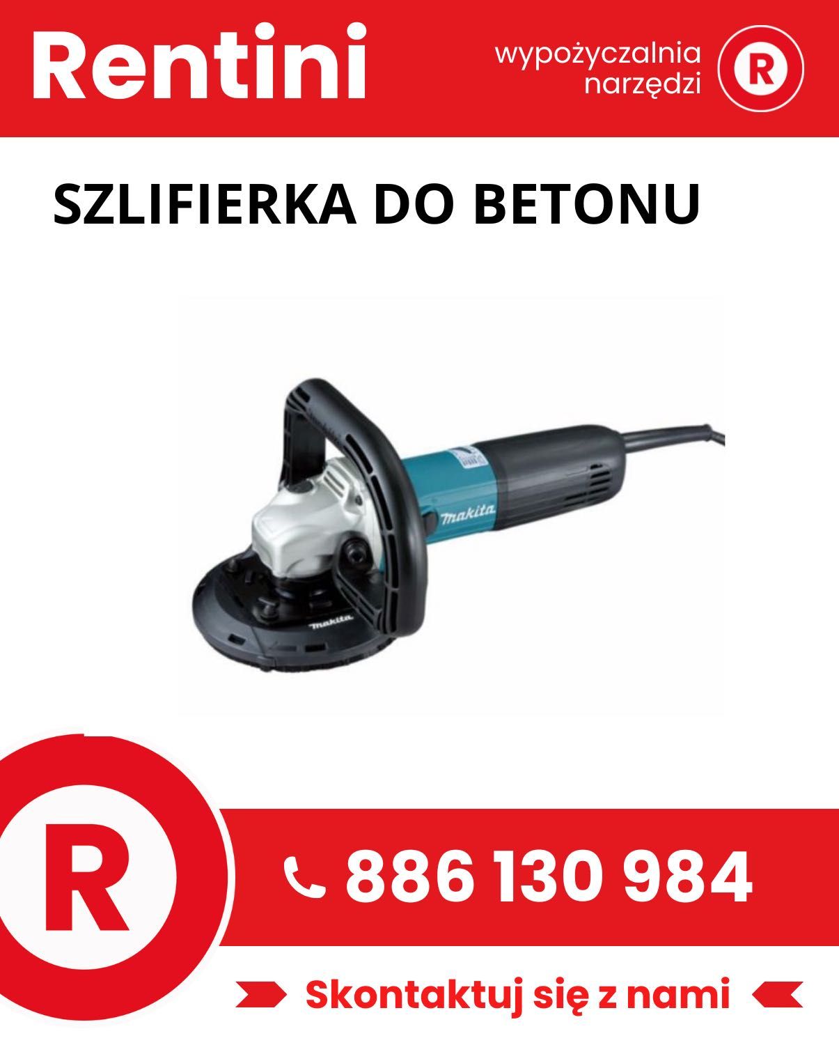 Młot udarowy | Gwoździarka | Szlifierka do betonu | Wiertnica
