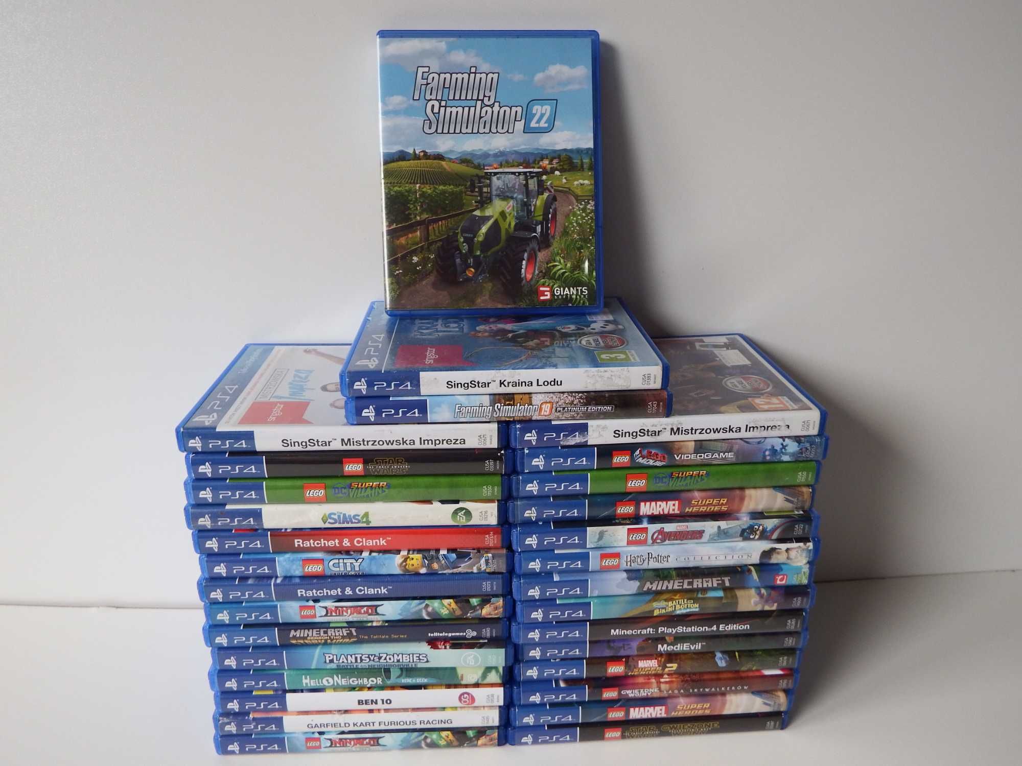 GRY SONY PS4 dla DZIECI ! Zimowe GRANIE Minecraft LEGO Farming inne !