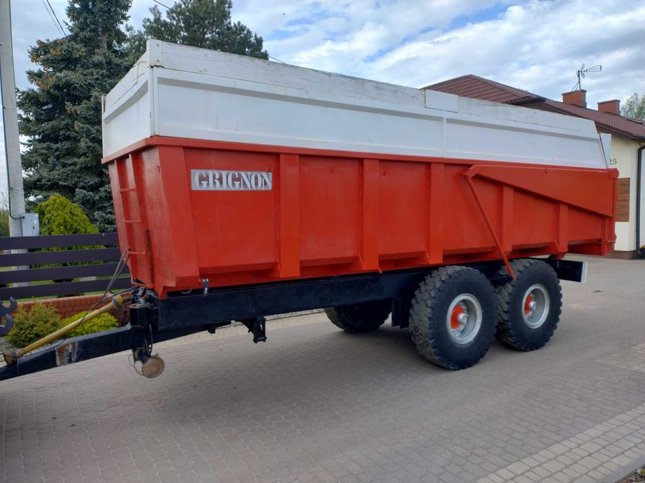 Przyczepa tandem wywrotka 20ton Grignon 27m3 kiper sprowadzona joskin