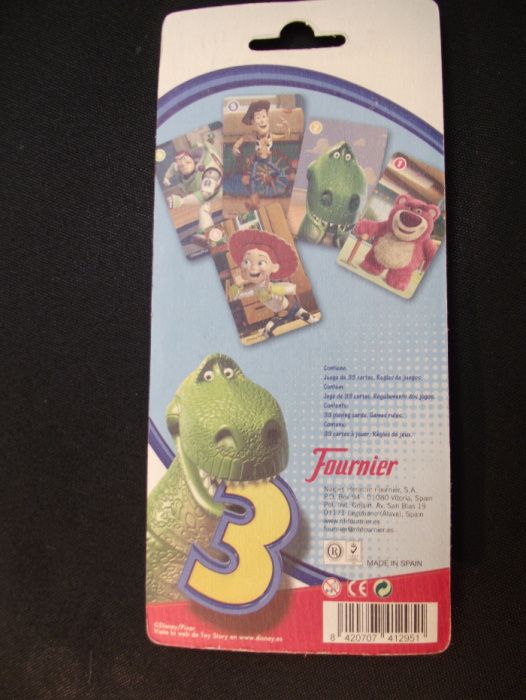 Fournier - Baralho de cartas Disney - Jogo Toy Story 3