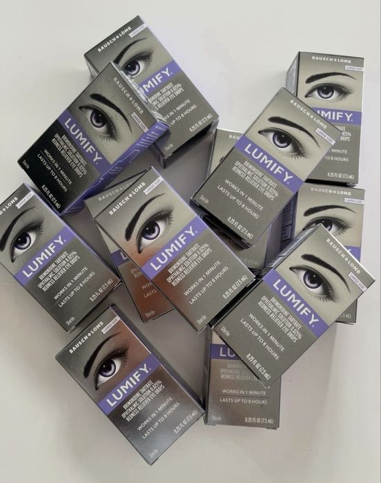 Krople LUMIFY wybielające Bausch+Lomb nowe 7,5ml