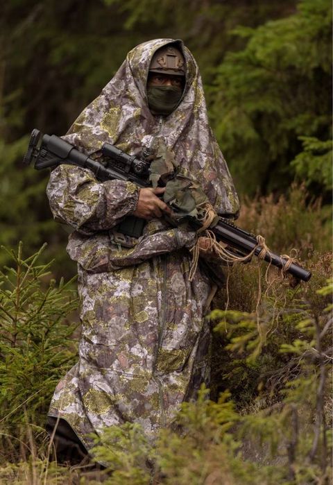 Спальний мішок, пончо, плащ палатка Fjellduken Hunter