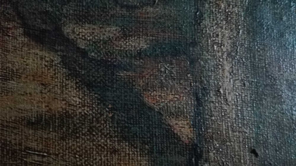 Художник К.Туцевич Пейзаж с деревьями РИ н.ХХвека