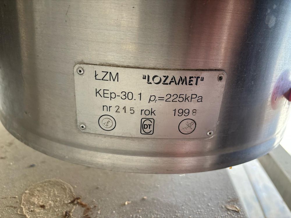 Garnki nierdzewne do topienia wosku - 350zl LOZAMET