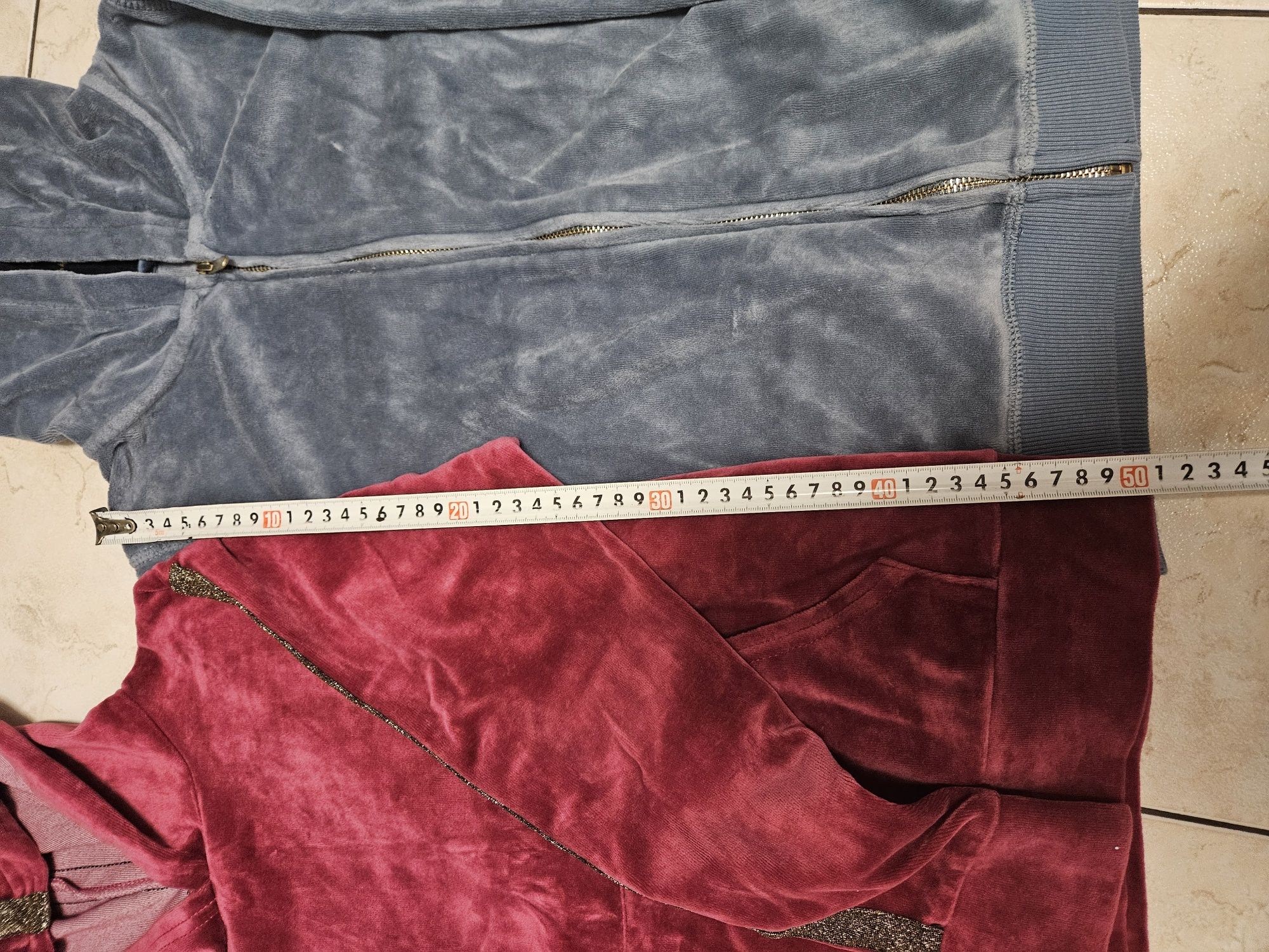 Bluzy dresowe dziewczęce 152/158 - 2 sztuk.