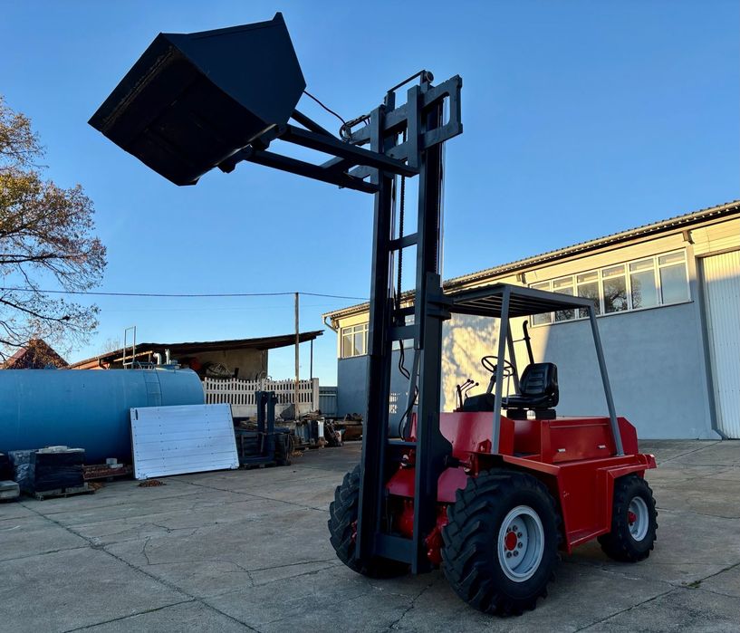 Manitou TERENOWY  A35 Łyżka do zboża + widły z NIEMIEC !!