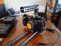 Kamera Blackmagic Pocket 4k + Metabones Speed Booster 0.7x + akcesoria