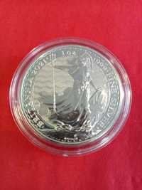 Срібна монета Британія, проба 999