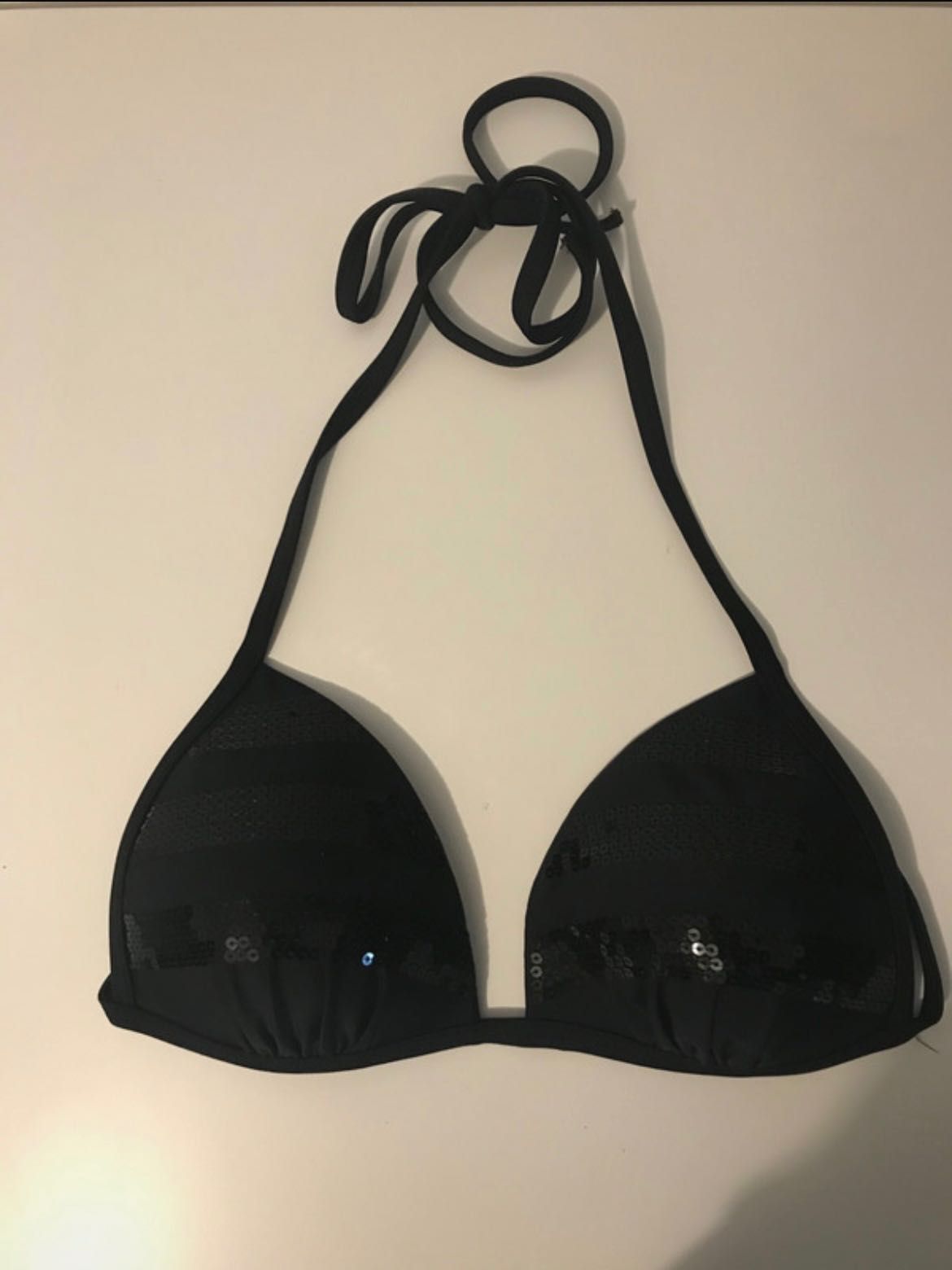 Top biquíni preto
