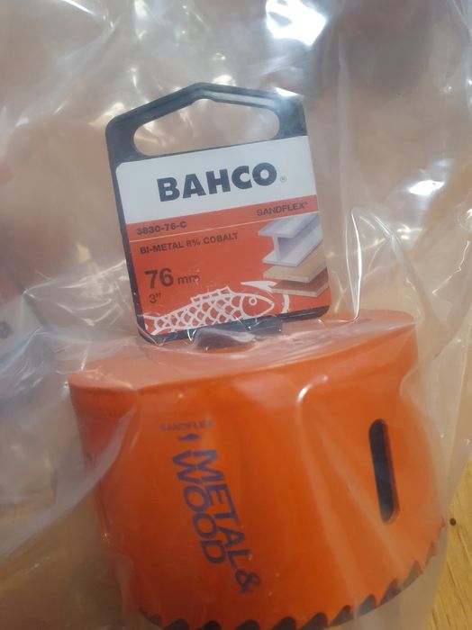 Otwornica BAHCO 76 mm Bi-metal Cobalt 3830-76-C