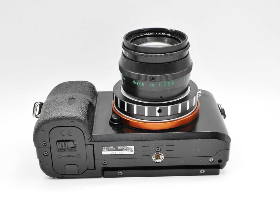 Najtańsza pełna klatka Sony A7 Jupiter 8 f2 50 mm