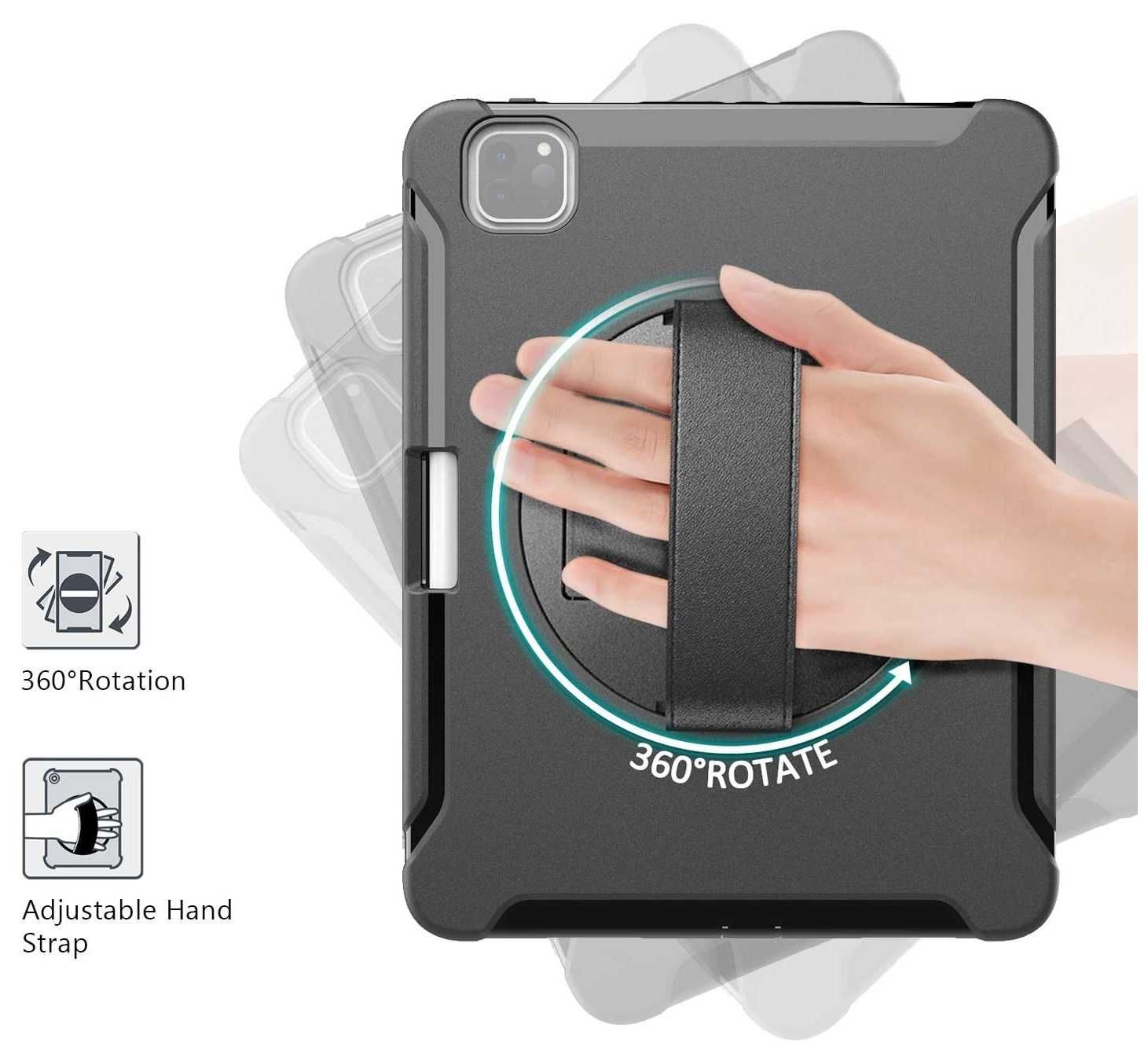 iPad PRO 11 ProCase Etui Pancerne Apple Obrotowe 360 Wysoka Jakość