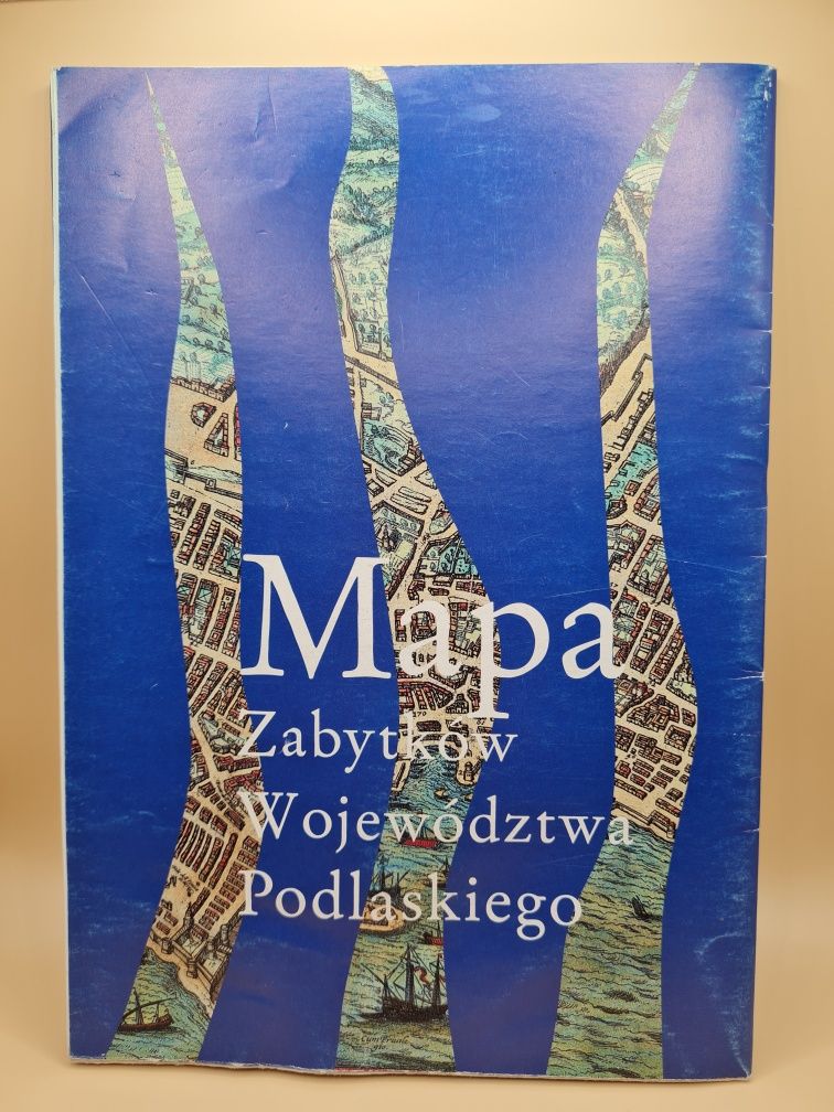 8x mapa zabytków z czasopisma Heritage