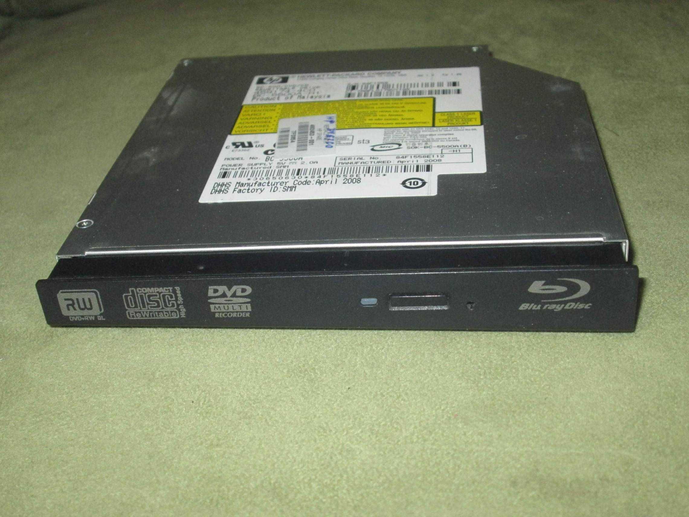 HP BD-ROM, napęd bluray, Blu ray Disc BC-5500A